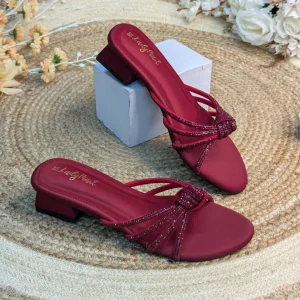 Elegant Knotted Strap Heel Sandal