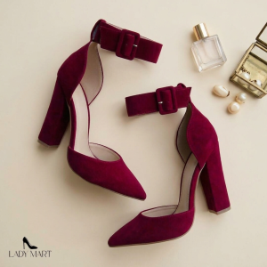 Royal Wine Block Heel