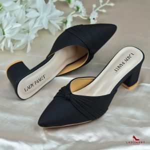 Grace Knot Block Heel Mule