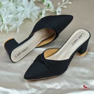 Grace Knot Block Heel Mule